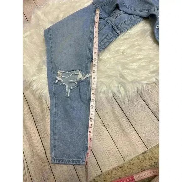 TopShop Mom Jeans Light Wash Size 28 - Picture 6 of 8